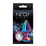 Rear Assets Metal Anal Plug Medium Multicolor/Clear