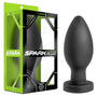 Spark Silicone Anal Plug Large Carbon Fiber