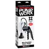 Pump Worx Max - Precision Power Pump Clear/Black - Royal Sins