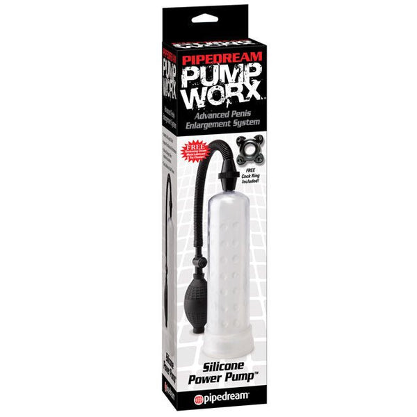 Pump Worx Silicone Power Pump Clear - Royal Sins