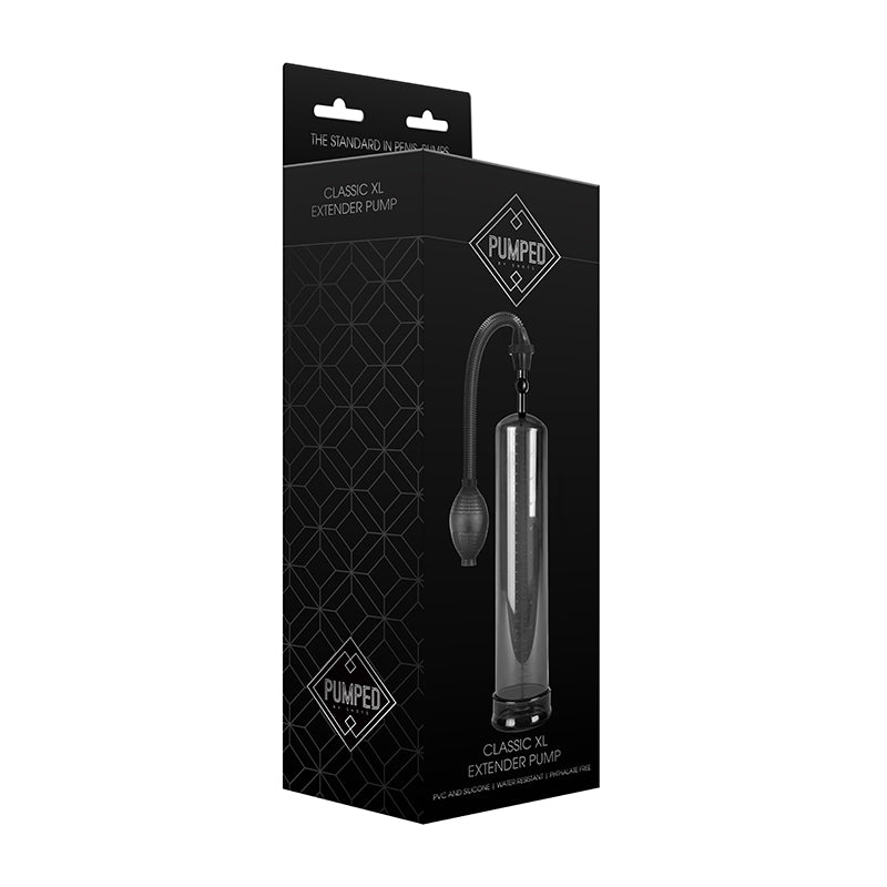 Pumped Classic XL Extender Penis Pump Black - Royal Sins
