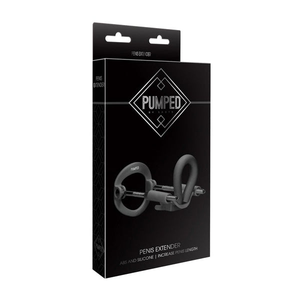 Pumped Silicone & ABS Penis Extender Black - Royal Sins