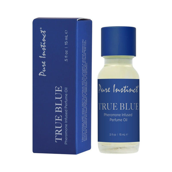 Pure Instinct Pheromone Perfume Oil With Dropper True Blue 15 ml 0.5 fl. oz. - Royal Sins