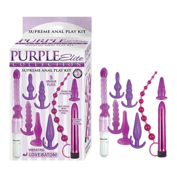 Purple Elite Collection Supreme Anal Play Kit Purple - Royal Sins
