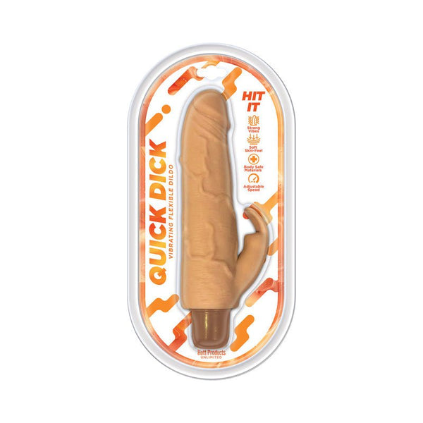 Quick Dick Hit It Vibrating Flexible Dildo - Royal Sins
