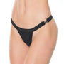 Quick - Release Thong Black OS (Poly Bag) - Royal Sins