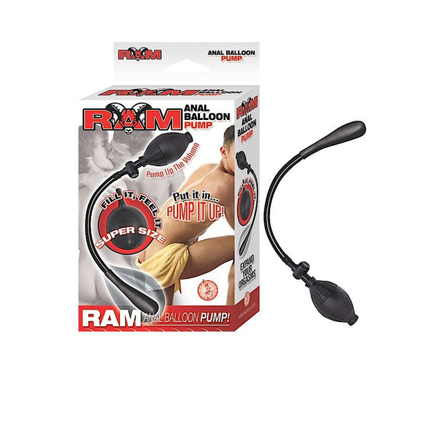 Ram Anal Balloon Pump (Black) - Royal Sins