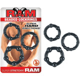 Ram Beaded Cockrings (Black) - Royal Sins