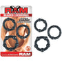 Ram Beaded Cockrings (Black) - Royal Sins