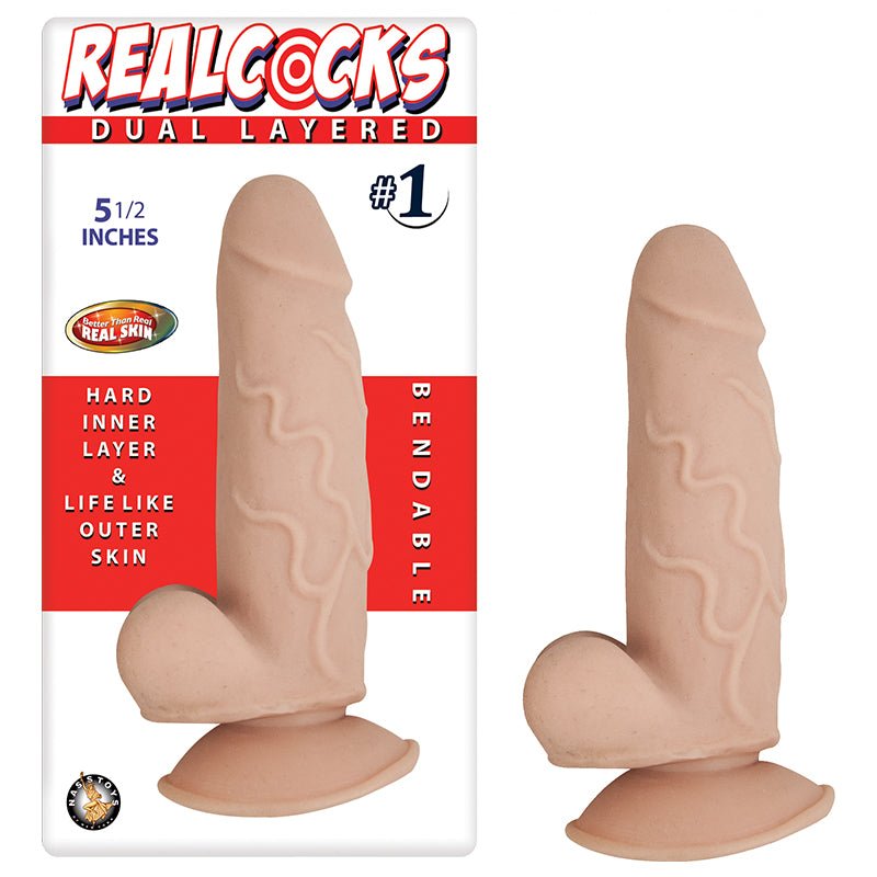 Realcocks Dual Layered 1 5.5in Flesh - Royal Sins