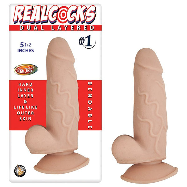 Realcocks Dual Layered 1 5.5in Flesh - Royal Sins