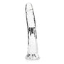 RealRock Crystal Clear Slim 10 in. Dildo Clear - Royal Sins
