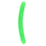 RealRock Glow in the Dark Double Dong 12 in. Dual - Ended Dildo Neon Green - Royal Sins