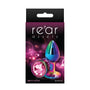 Rear Assets Metal Anal Plug Small Multicolor/Pink - Royal Sins