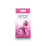 Rear Assets Metal Anal Plug Small Pink - Royal Sins
