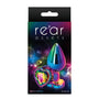 Rear Assets Metal Heart Plug Medium Multicolor/Rainbow - Royal Sins
