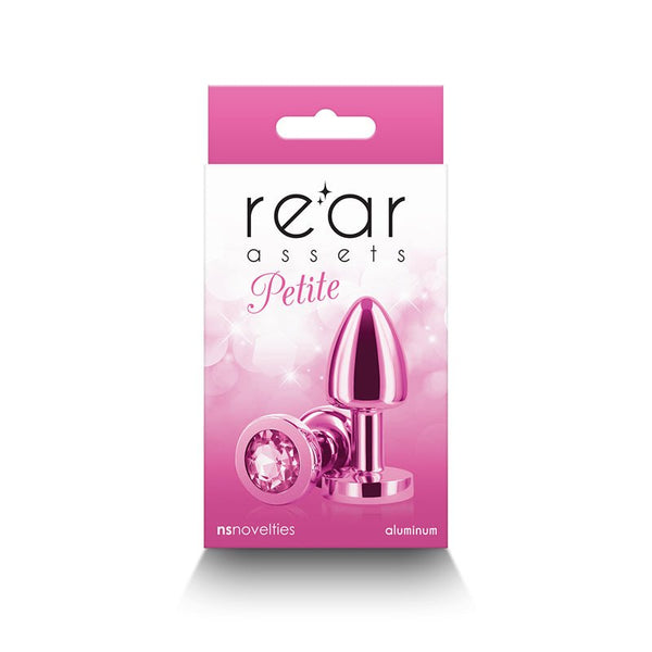 Rear Assets Petite Metal Anal Plug Pink - Royal Sins