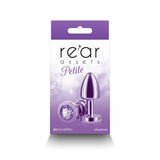 Rear Assets Petite Metal Anal Plug Purple - Royal Sins