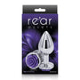 Rear Assets Rose Anal Plug Medium Purple - Royal Sins