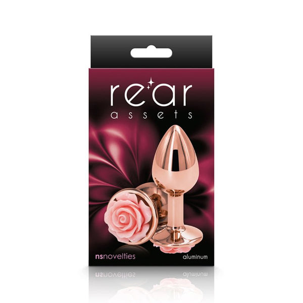 Rear Assets Rose Anal Plug Small Pink - Royal Sins