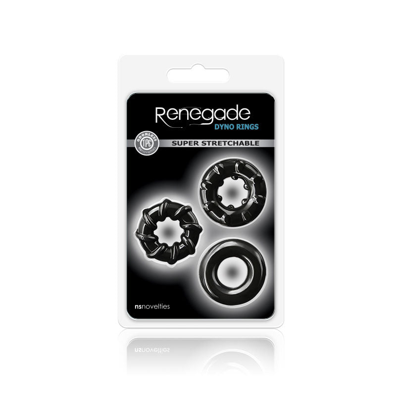 Renegade Dyno Rings 3 - Pack Black - Royal Sins