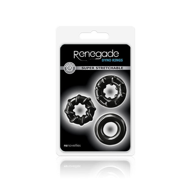 Renegade Dyno Rings 3 - Pack Black - Royal Sins