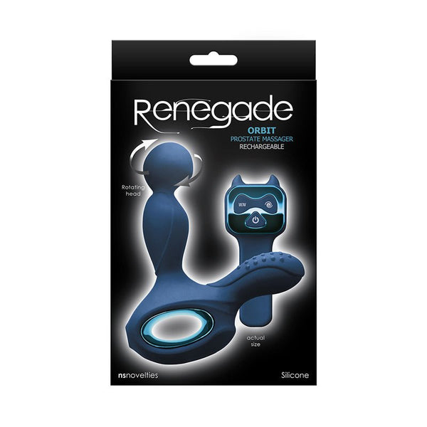 Renegade Orbit Prostate Massager Blue - Royal Sins