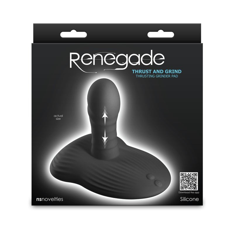 Renegade Thrust & Grind Rechargeable Thrusting Grinder Pad Black - Royal Sins