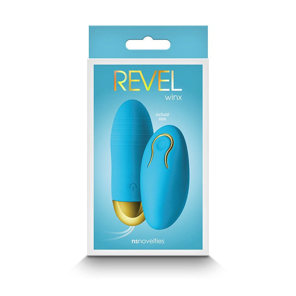 Revel Winx Insertable Bullet with Remote Blue - Royal Sins