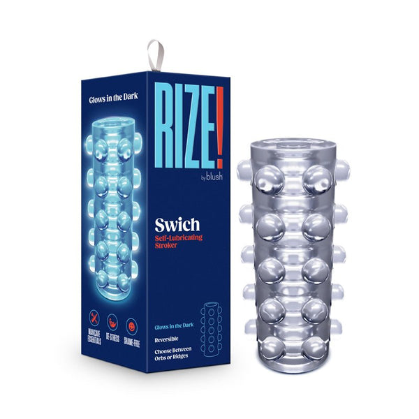 RIZE! Swich Glow in the Dark Self - Lubricating Stroker?Clear - Royal Sins