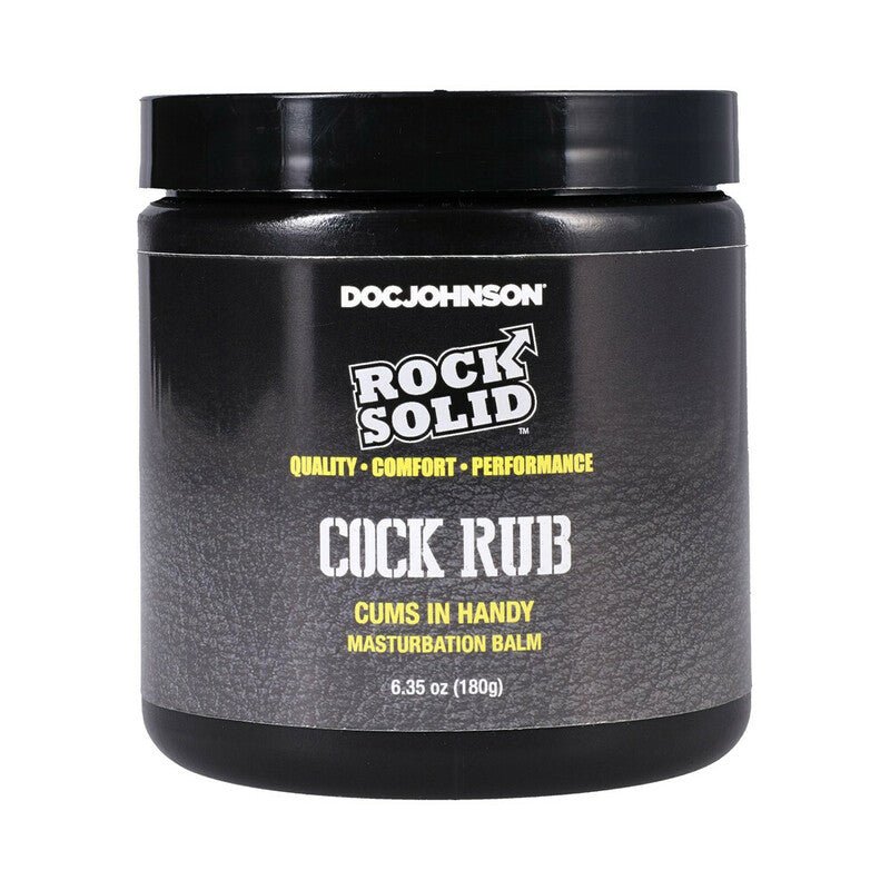 Rock Solid Cock Rub Cums In Handy Masturbation Balm 6.35 oz. - Royal Sins