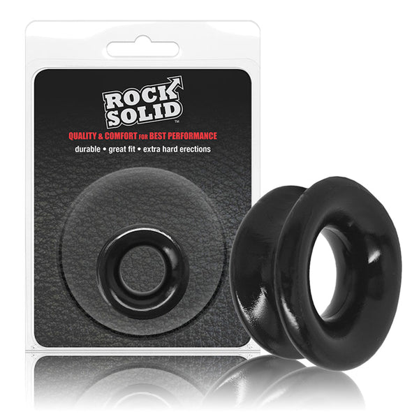 Rock Solid Convex Black C Ring in a Clamshell - Royal Sins