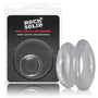 Rock Solid Convex Clear C Ring in a Clamshell - Royal Sins