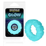 Rock Solid Sila - Flex Glow - in - the - Dark The Tire C - Ring Blue - Royal Sins