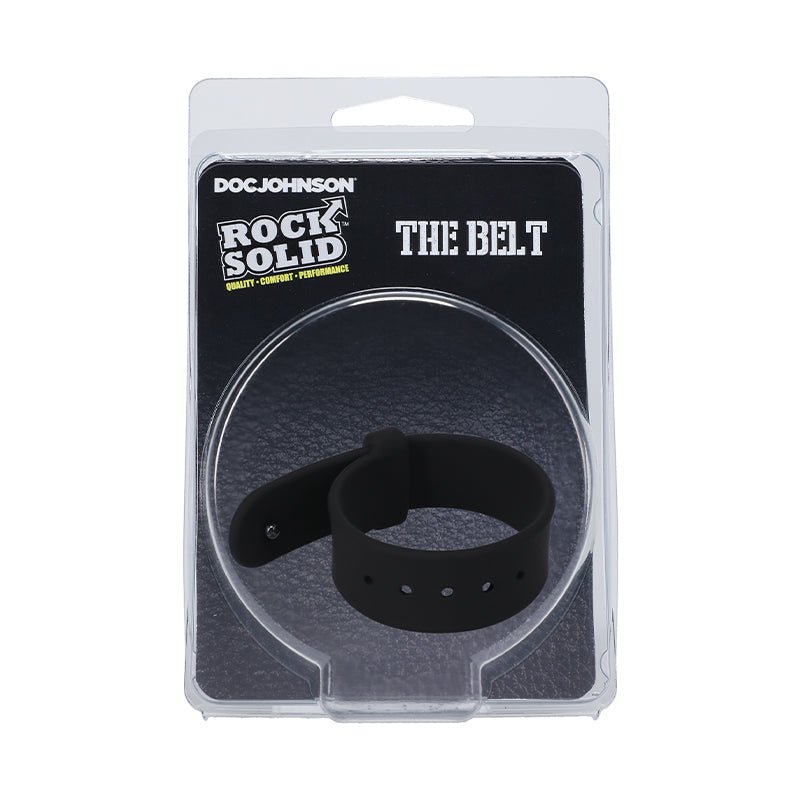 Rock Solid The Belt (Adjustable) Silicone C - Ring Black - Royal Sins