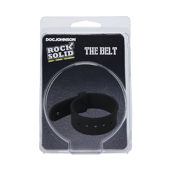 Rock Solid The Belt (Adjustable) Silicone C - Ring Black - Royal Sins