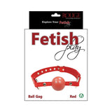 Rouge Fetish Play Vegan Ball Gag Red - Royal Sins