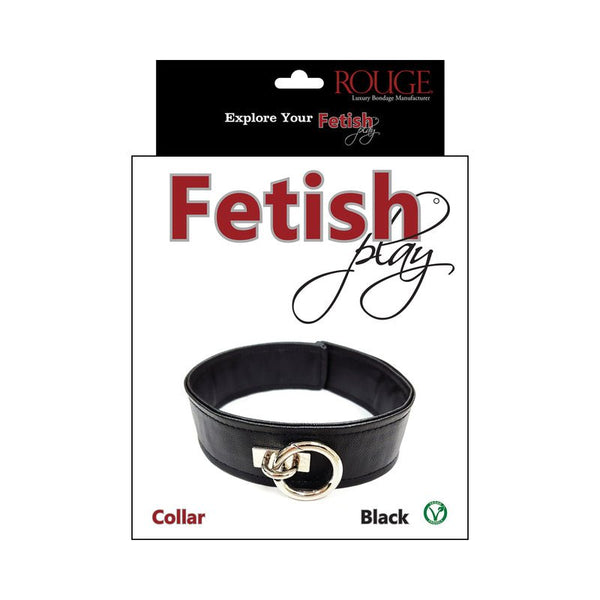 Rouge Fetish Play Vegan Collar Black - Royal Sins