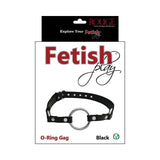 Rouge Fetish Play Vegan O - Ring Gag Black - Royal Sins