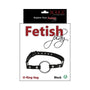 Rouge Fetish Play Vegan O - Ring Gag Black - Royal Sins