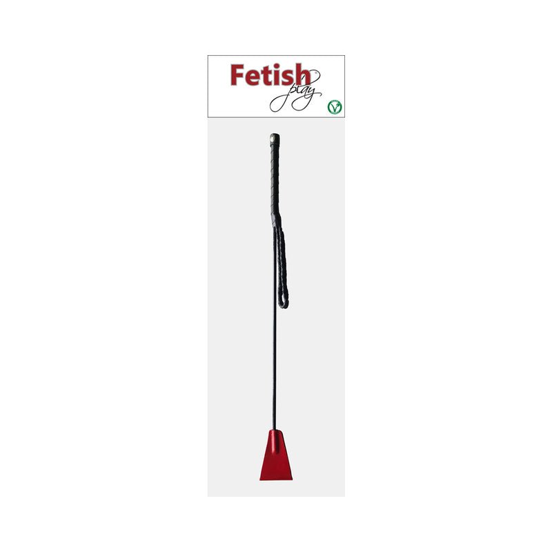 Rouge Fetish Play Vegan Riding Crop Red - Royal Sins