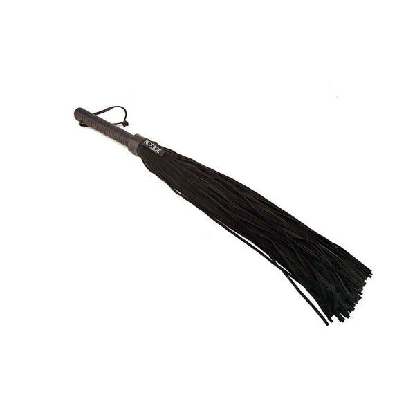 Rouge Flogger, Suede w/Leather Handle Black - Royal Sins