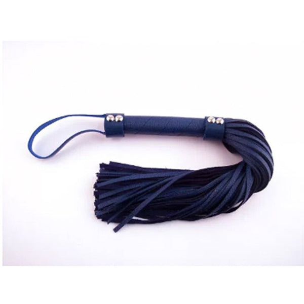 Rouge H - Style Leather Flogger Blue - Royal Sins