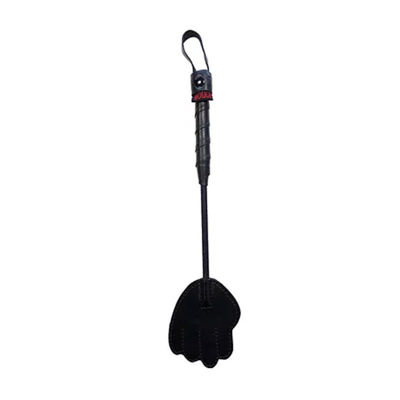 Rouge Mini Leather Hand Riding Crop Black - Royal Sins