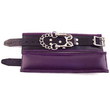 Rouge Padded Wrist Cuffs Black / Purple - Royal Sins
