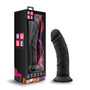 Ruse Jammy Realistic 8 in. Silicone Dildo Black - Royal Sins