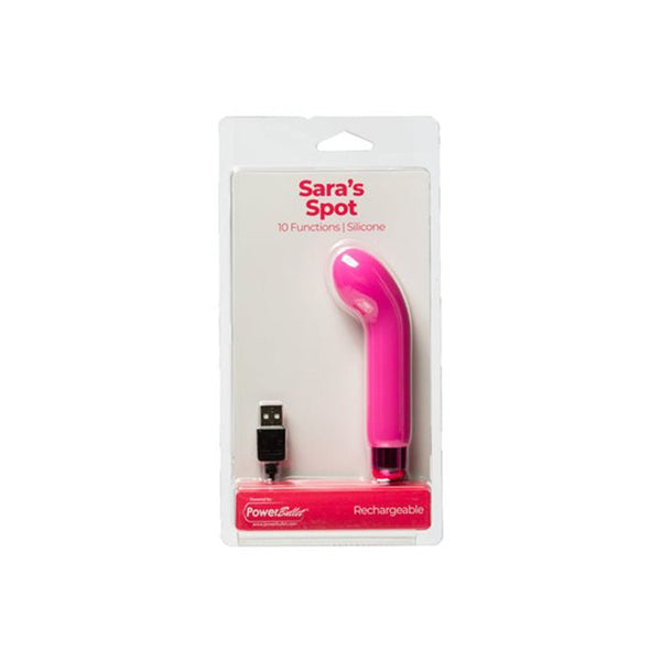 Sara's Spot Rechargeable Bullet With Removable G - Spot Sleeve Pink - Royal Sins