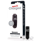 Screaming O Charged Vooom Rechargeable Bullet Vibe - Black - Royal Sins