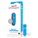Screaming O Charged Vooom Rechargeable Bullet Vibe - Blue - Royal Sins