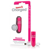 Screaming O Charged Vooom Rechargeable Bullet Vibe - Pink - Royal Sins